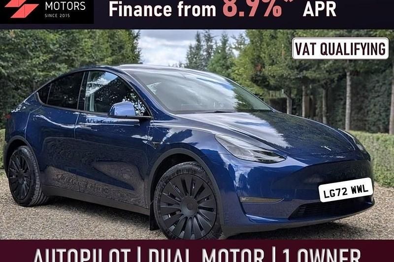 Blue Used 2022 Tesla Model Y Long Range AWD SUV | £26,395 (Fair price) - Image 1/1