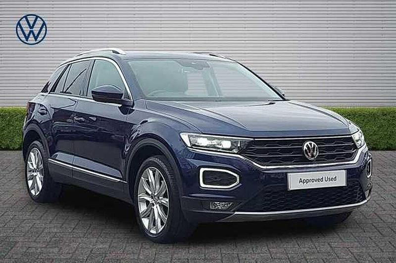 Used VW T-Roc SEL 150 HP (110 kW) 2020 Blue SUV