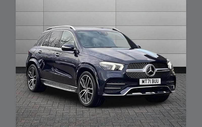 Blue Used 2021 Mercedes GLE400 AMG line SUV | £47,990 (Fair price) - Image 1/4