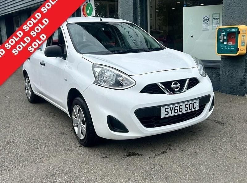 White Used 2016 Nissan Micra Visia Hatchback | £5,995 (Fair price) - Image 1/4
