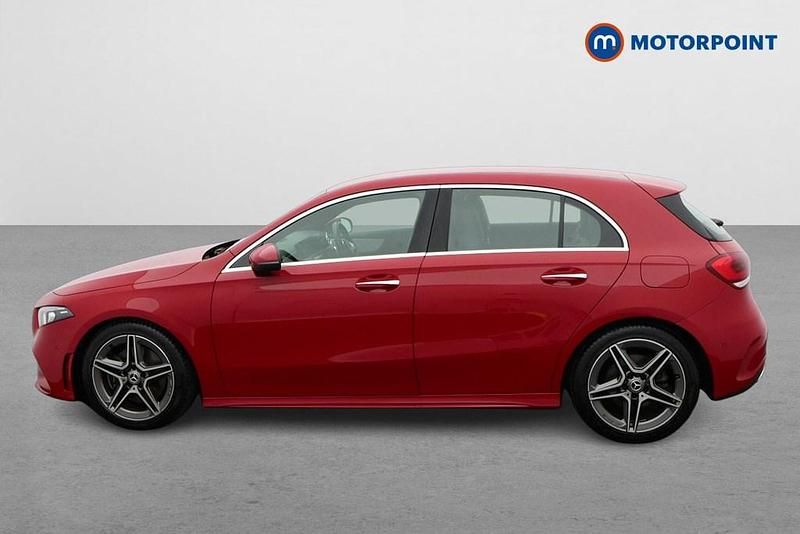 Used Mercedes A220 AMG Line Premium 190 HP (139 kW) 2019 Red Hatchback