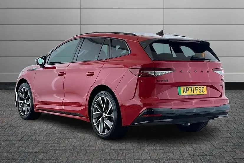 Used Skoda Enyaq iV SportLine 194 kW (265 HP) 2022 Red SUV