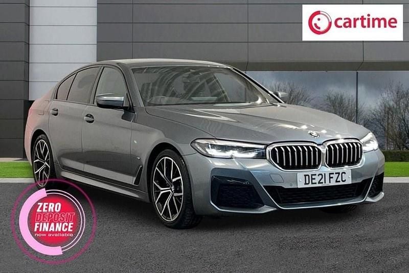 Used BMW 520 M Sport 2021 Blue Sedan