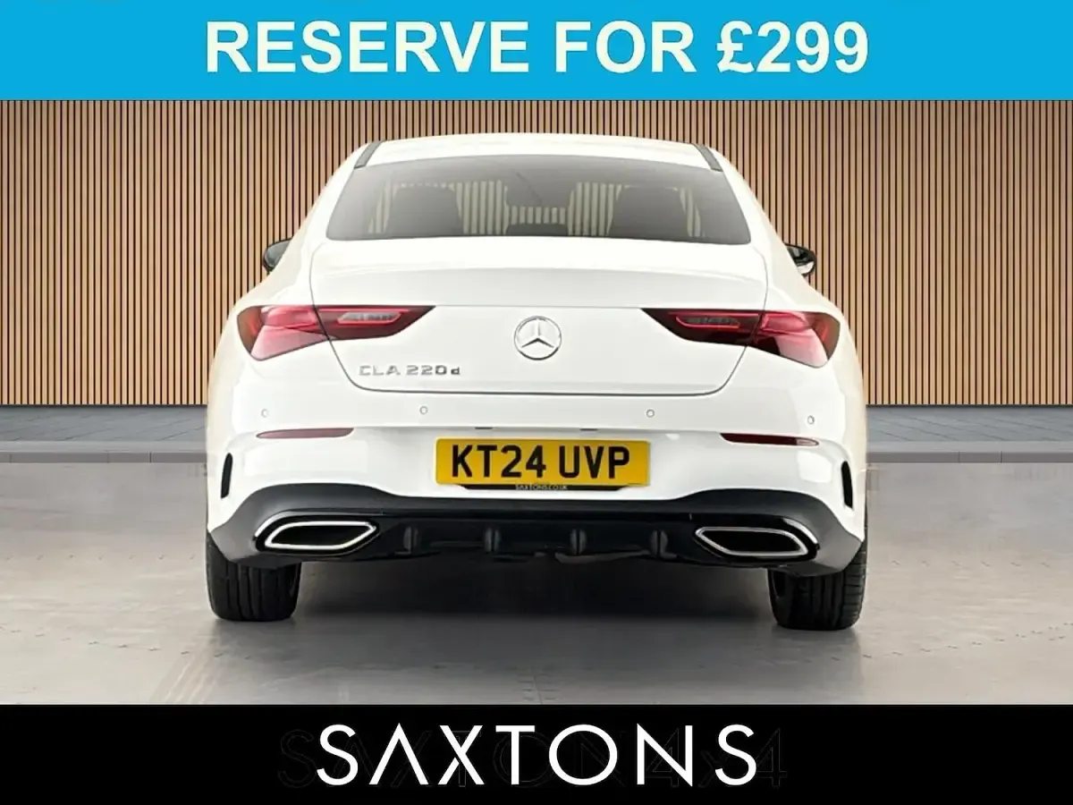 Used Mercedes CLA220 AMG Line Premium Plus 190 HP (139 kW) 2024 White Coupe