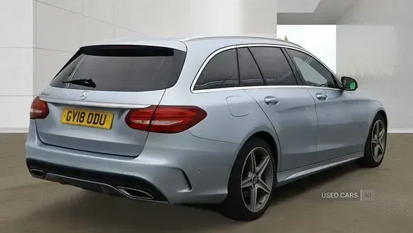 Used Mercedes C220 AMG line 2018 Silver Estate