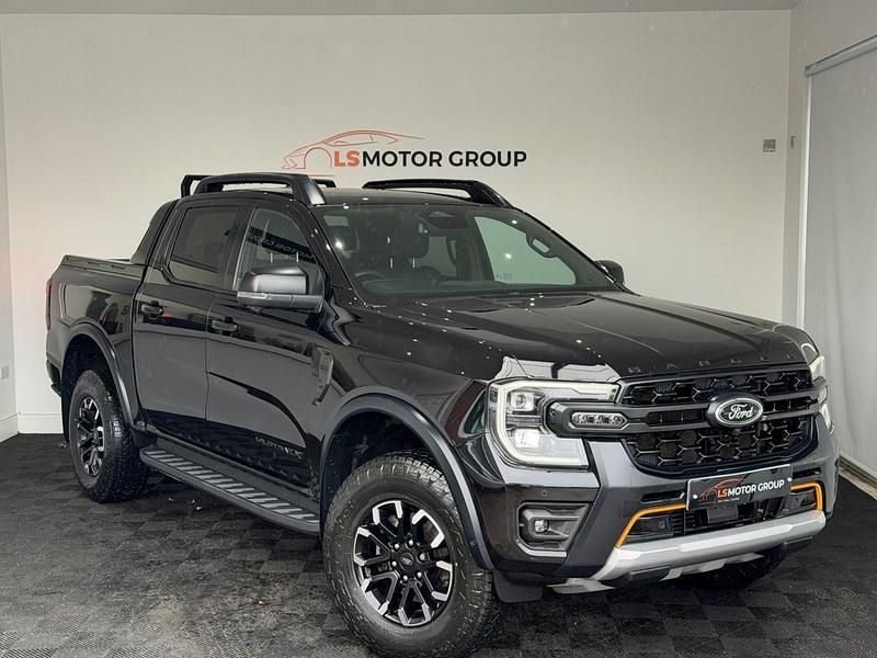 Black Used 2024 Ford Ranger Wildtrack Pickup | £37,995 (Expensive) - Image 1/4