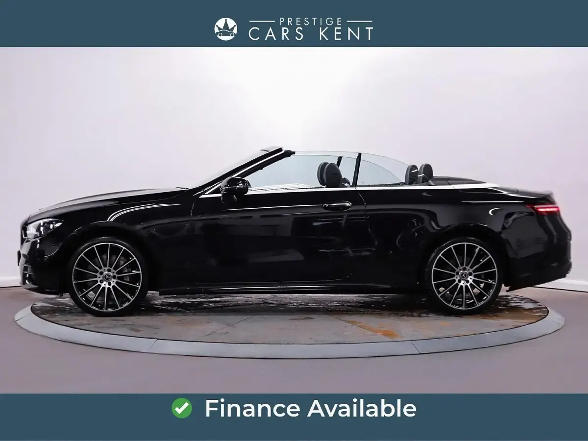 Used Mercedes E400 AMG line 330 HP (242 kW) 2023 Black Cabriolet