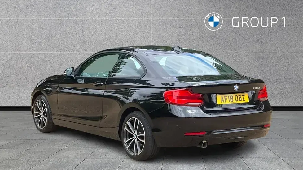 Used BMW 218 Sport Line 148 HP (108 kW) 2018 Black Coupe