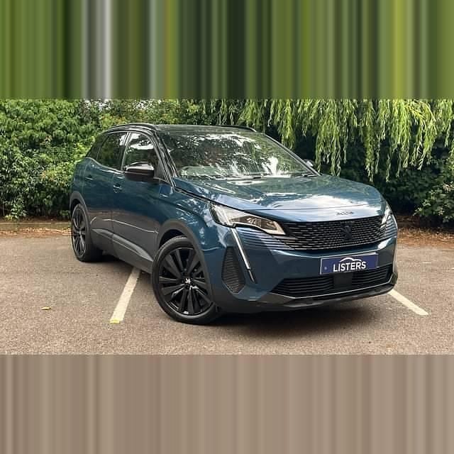 Metallic celebes blue Used 2021 Peugeot 3008 GTi Estate | £17,350 (Fair price) - Image 1/4