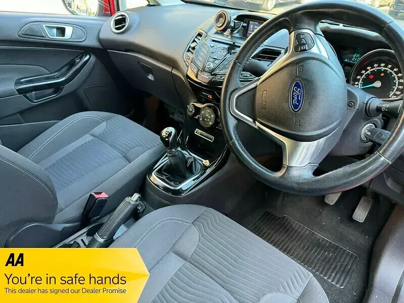 Used Ford Fiesta Zetec 2017 Red Hatchback