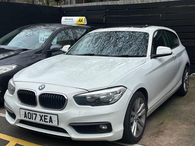 Used BMW 120 Sport Line 2017 White Hatchback