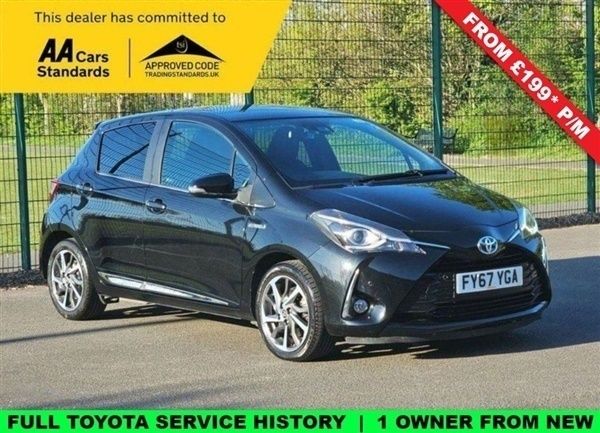 Black Used 2017 Toyota Yaris Hatchback | £11,350 (Fair price) - Image 1/1