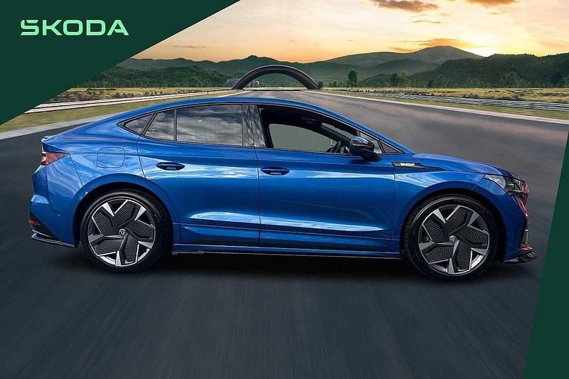 Used Skoda Enyaq iV vRS 219 kW (299 HP) 2022 Blue SUV