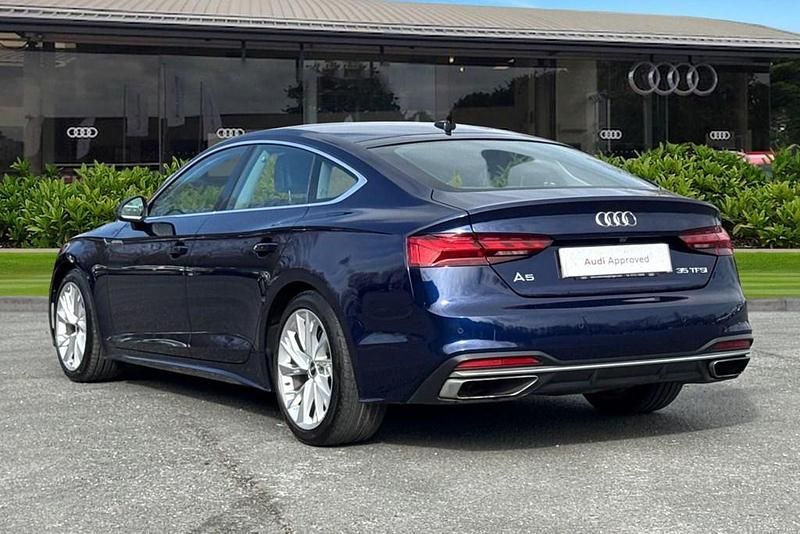 Used Audi A5 Sport 150 HP (110 kW) 2024 Blue Hatchback