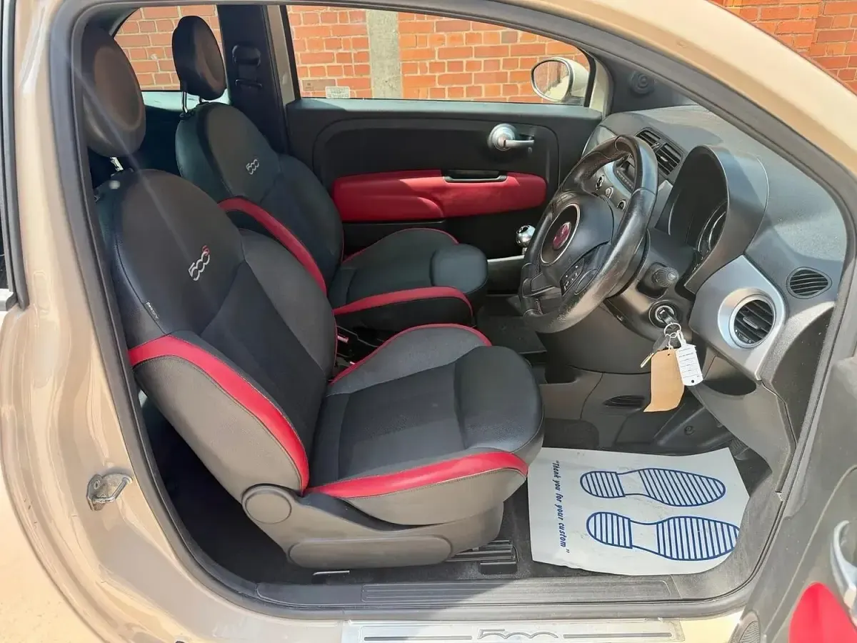 Used Fiat 500 S 69 HP (50 kW) 2015 Beige Hatchback