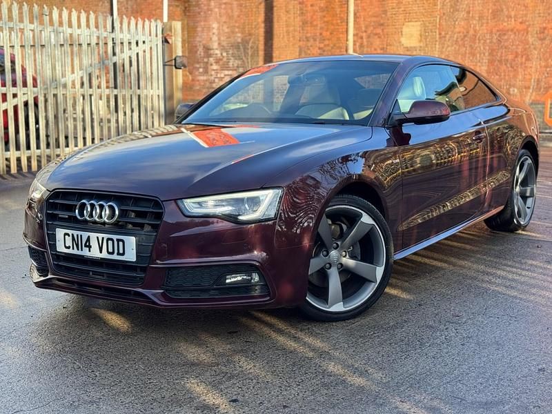 Used Audi A5 Black Edition 245 HP (180 kW) 2014 Red Coupe