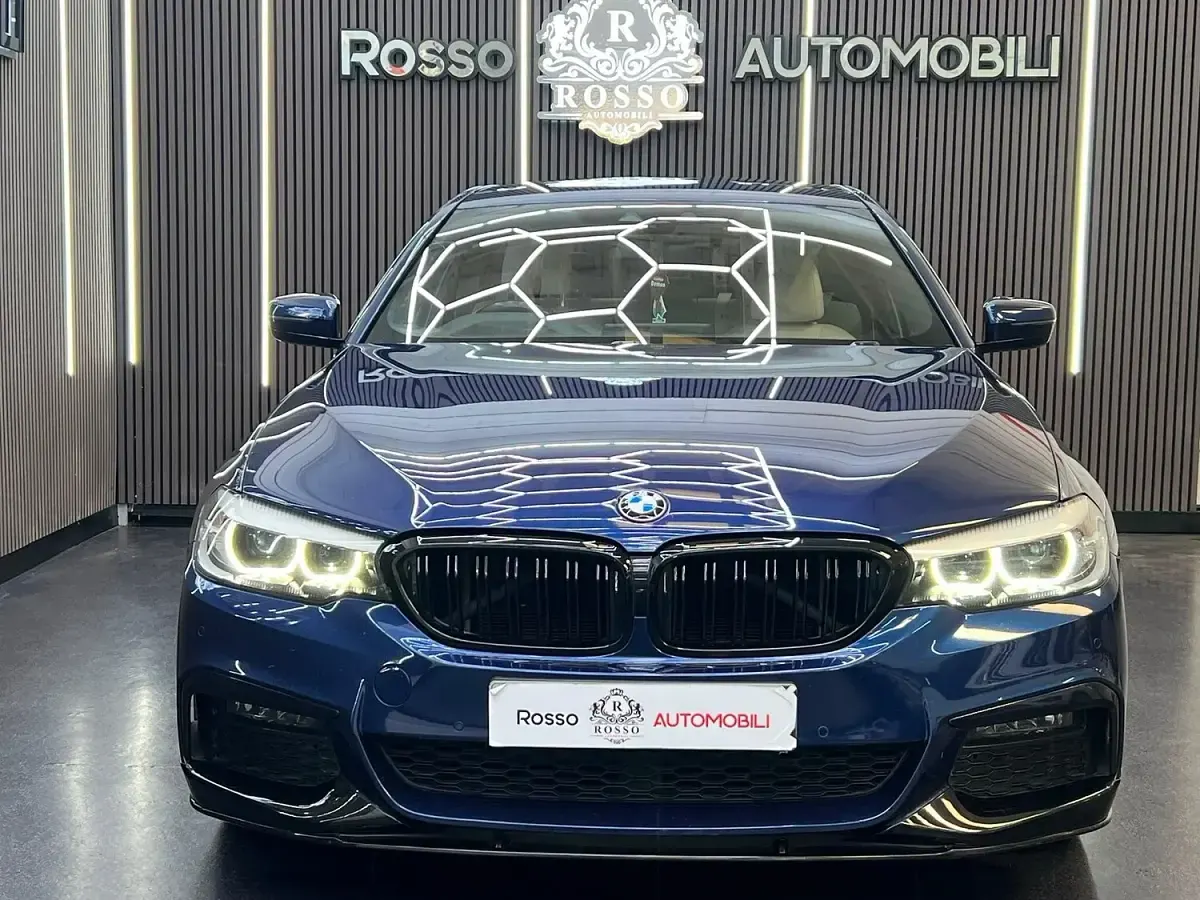 Used BMW 530e M Sport 252 HP (185 kW) 2019 Blue Sedan