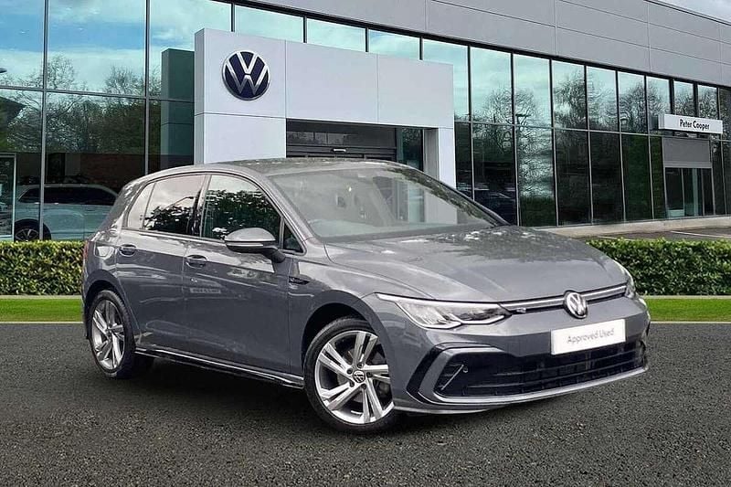 Grey Used 2022 VW Golf VIII R-line Hatchback | £19,792 (Fair price) - Image 1/4