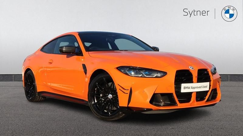 Orange Used 2023 BMW M4 Competition Edition Coupe | £62,990 (Expensive) - Image 1/4