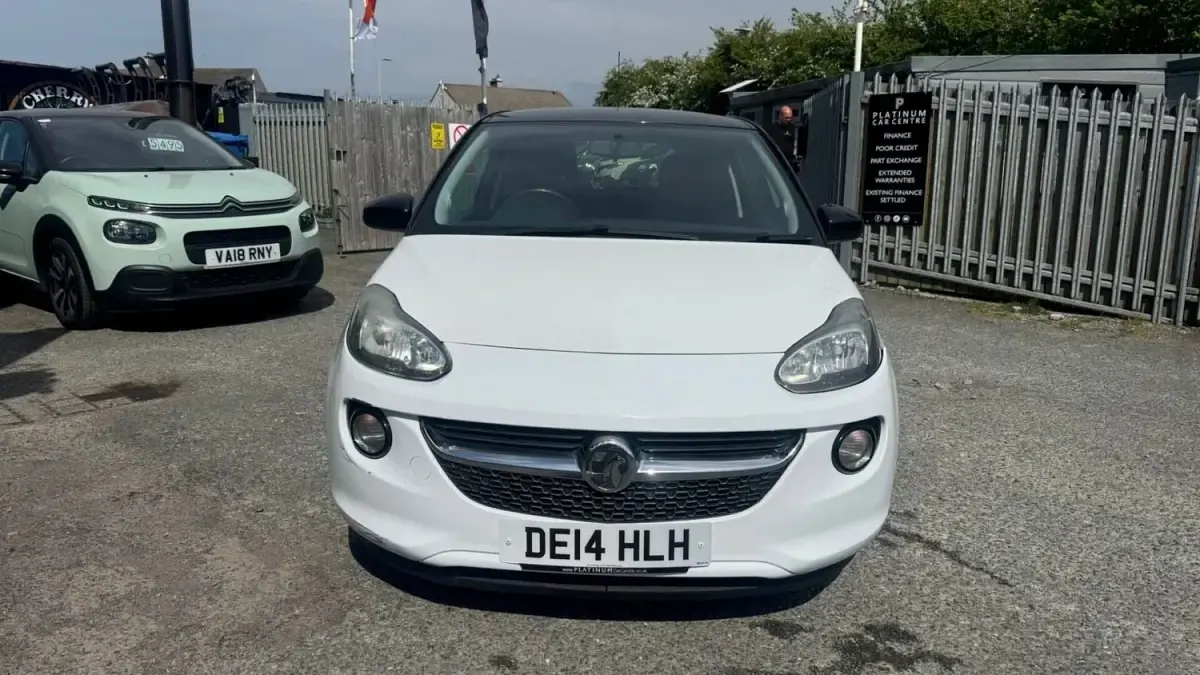Begagnad Vauxhall Adam Jam 2014 Vit Halvkombi
