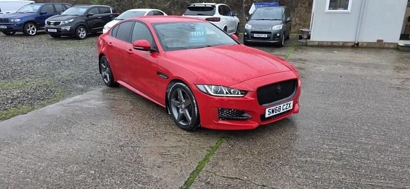 Red Used 2018 Jaguar XE R-Sport Sedan | £9,450 (Good price) - Image 1/4