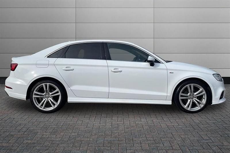 Used Audi A3 S-Line 150 HP (110 kW) 2017 White Sedan