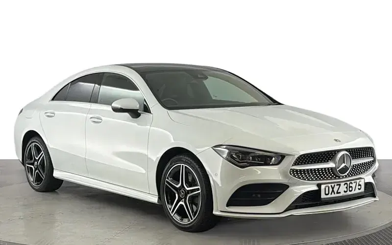 Used Mercedes CLA250e AMG Line Premium Plus 218 HP (160 kW) 2021 White Sedan