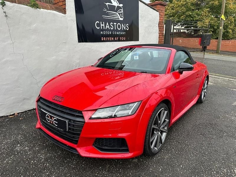 Used Audi TT S-Line 2018 Red Cabriolet