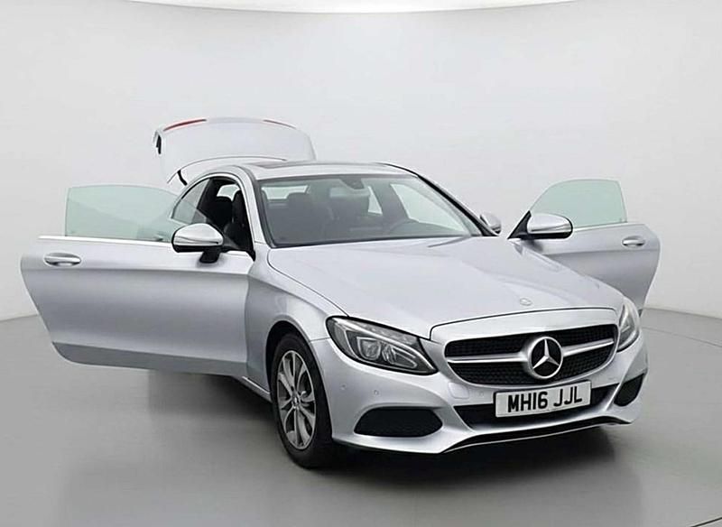 Used Mercedes C200 2016 Silver Coupe