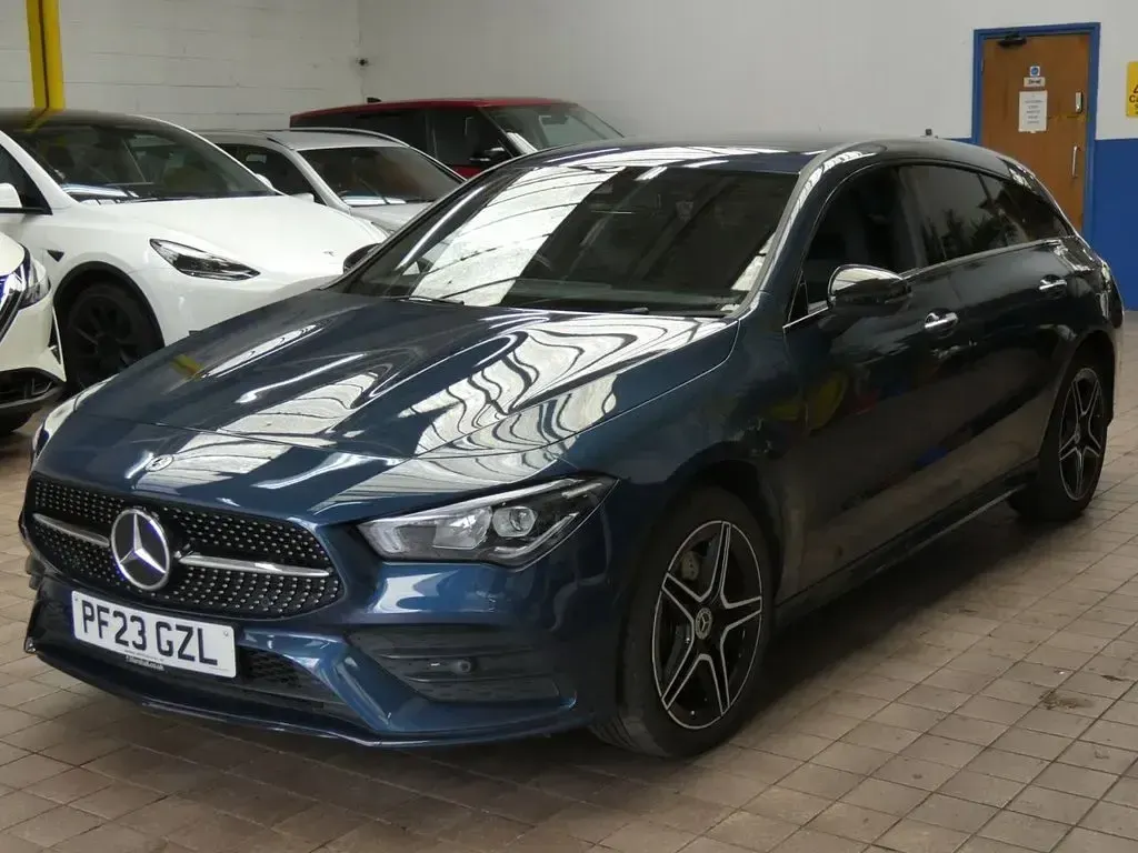 Used Mercedes CLA250 AMG Line Premium 2023 Blue Coupe
