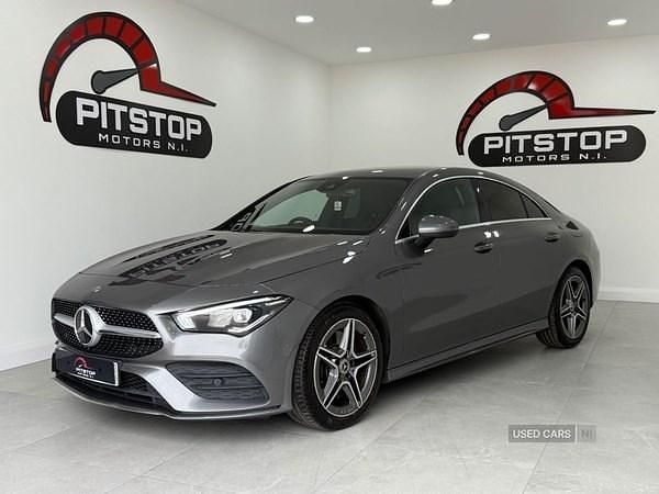 Grey Used 2019 Mercedes CLA220 AMG line Sedan | £17,980 (Fair price) - Image 1/4