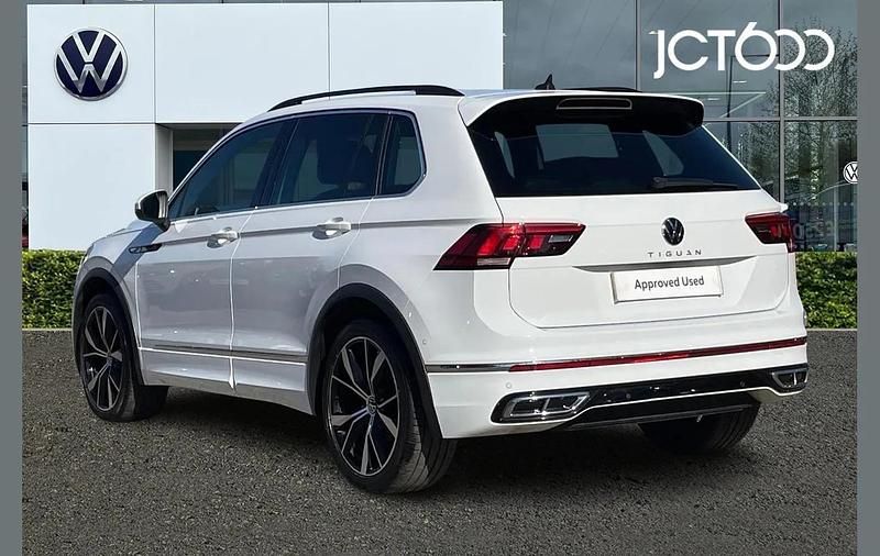Used VW Tiguan R-line 150 HP (110 kW) 2022 White SUV
