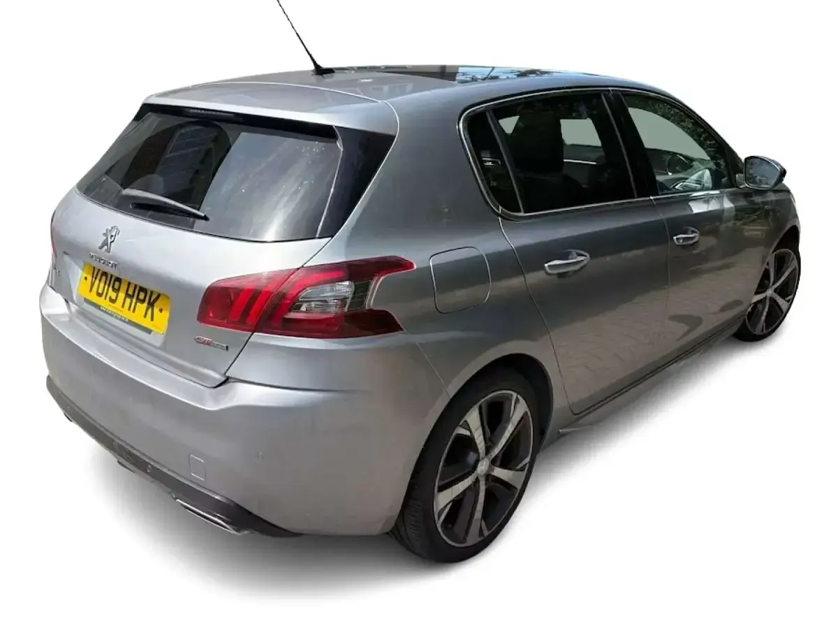 Used Peugeot 308 GT-line 130 HP (95 kW) 2019 Grey Hatchback