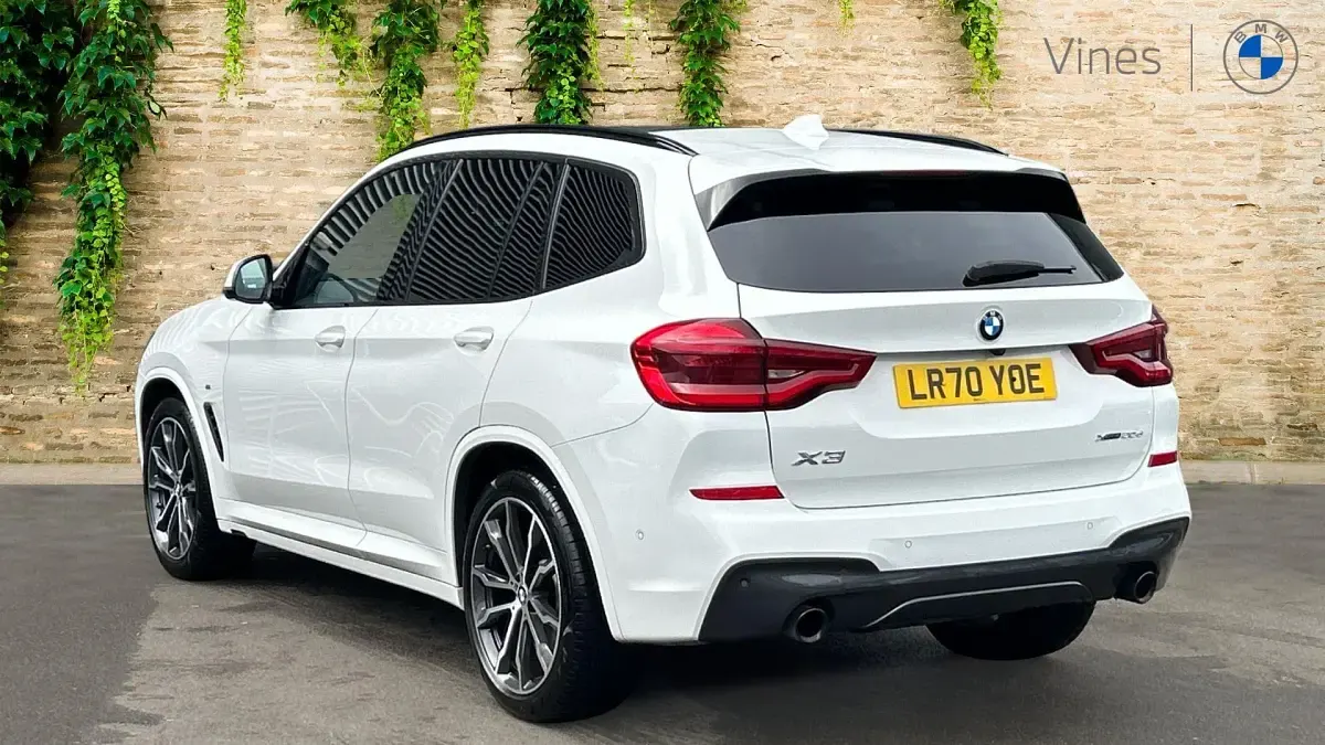 Used BMW X3 M Sport 190 HP (139 kW) 2020 White SUV