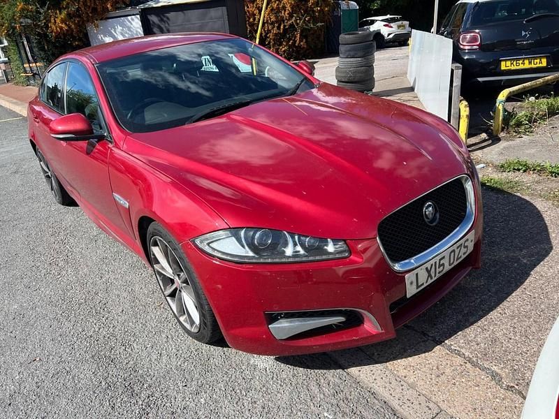 Red Used 2015 Jaguar XF R-Sport Sedan | £5,295 - Image 1/4