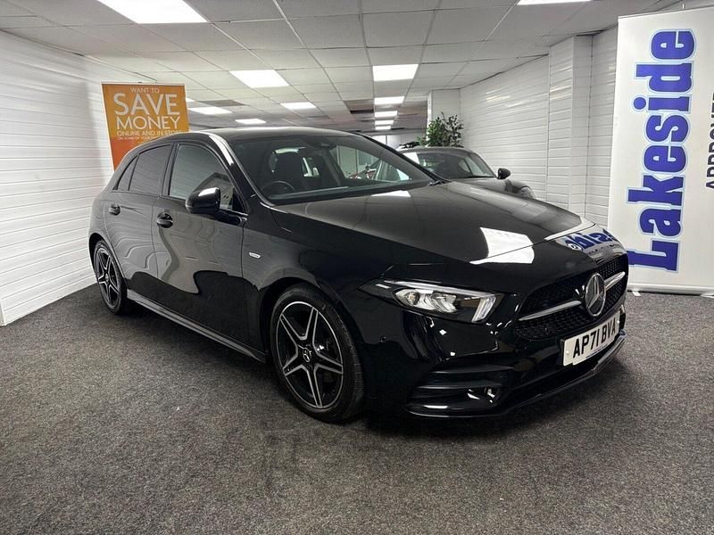 Black Used 2021 Mercedes A180 AMG line Hatchback | £21,495 (A bit pricey) - Image 1/4