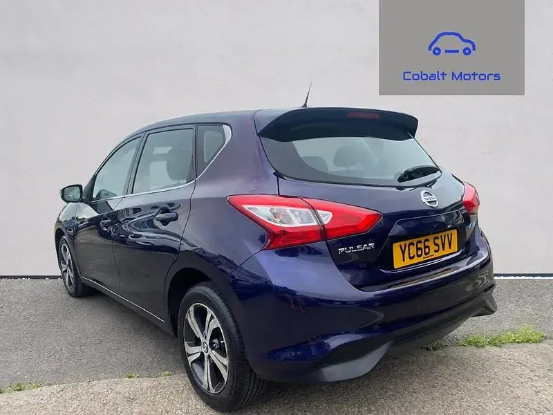 Used Nissan Pulsar Acenta 110 HP (80 kW) 2016 Blue Hatchback