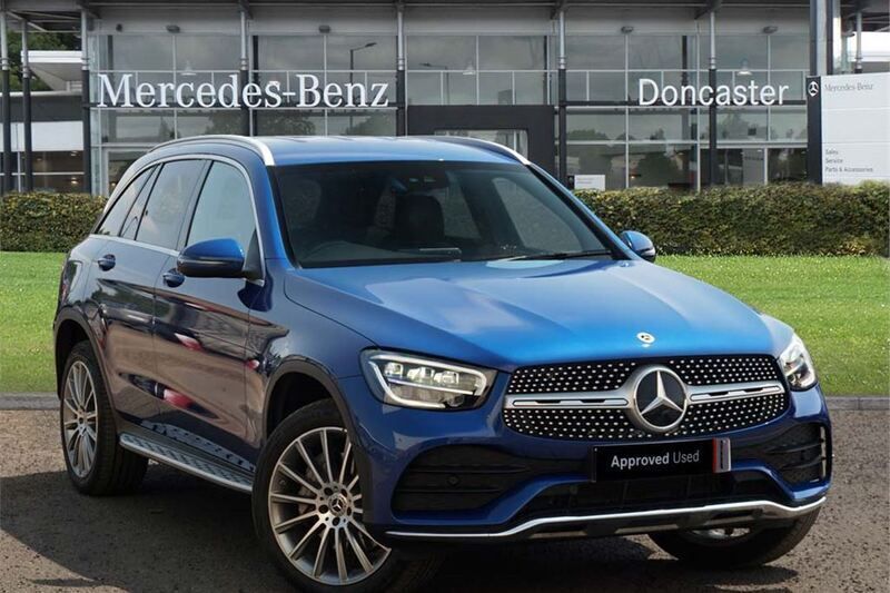 Blue Used 2022 Mercedes GLC300e AMG Line Premium SUV | £30,995 (Super price) - Image 1/4