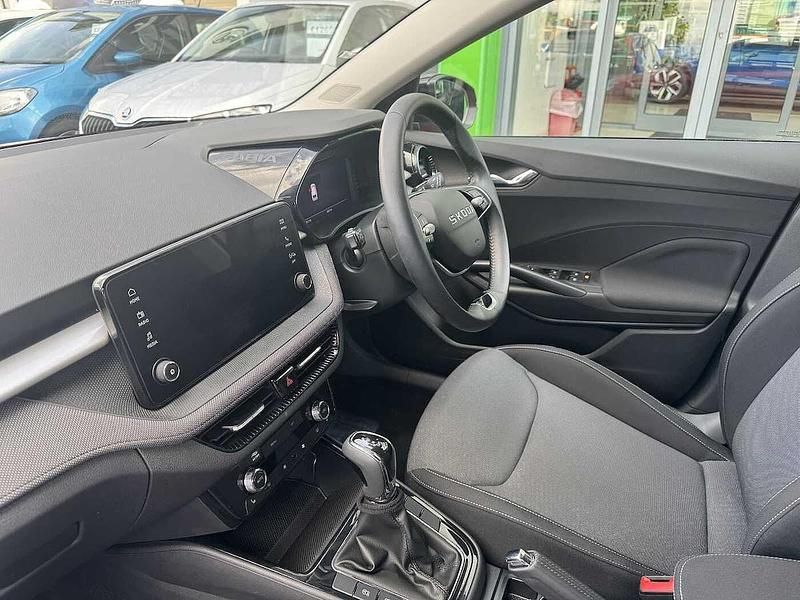 Used Skoda Fabia Design Edition 85 HP (62 kW) 2025 Velvet red metallic black magic pearl effect Hatchback