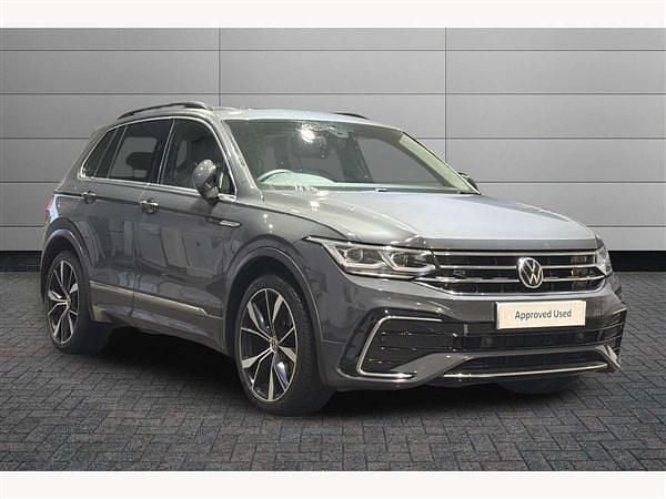 Grey Used 2021 VW Tiguan R-line SUV | £23,995 (Fair price) - Image 1/3