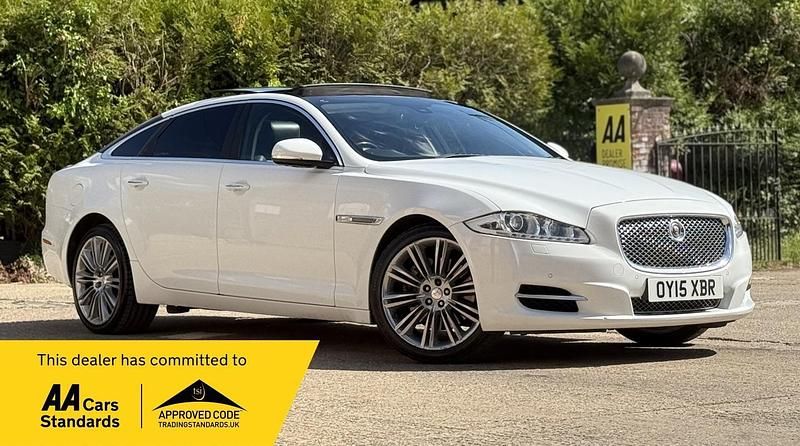White Used 2015 Jaguar XJ Premium Luxury Sedan | £8,490 (A bit pricey) - Image 1/2