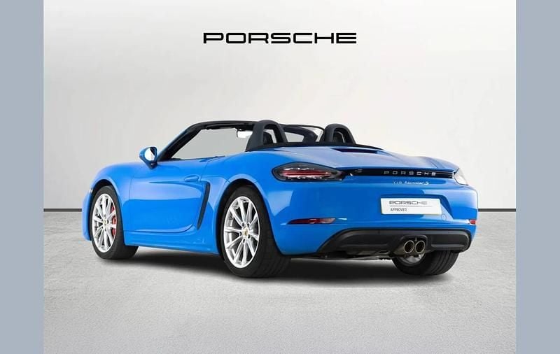 Used Porsche Boxster 344 HP (253 kW) 2022 Blue Cabriolet
