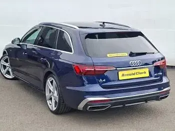 Used Audi A4 S-Line 204 HP (150 kW) 2023 Blue Estate