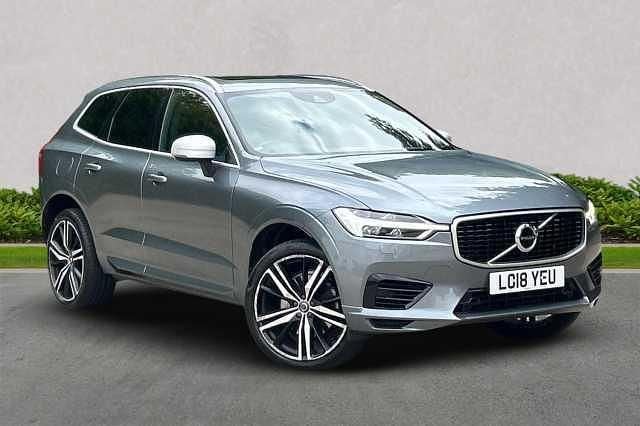 Grey Used 2018 Volvo XC60 R-Design Pro SUV | £19,099 (Good price) - Image 1/4