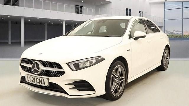 Used Mercedes A250 AMG line 218 HP (160 kW) 2021 White Sedan