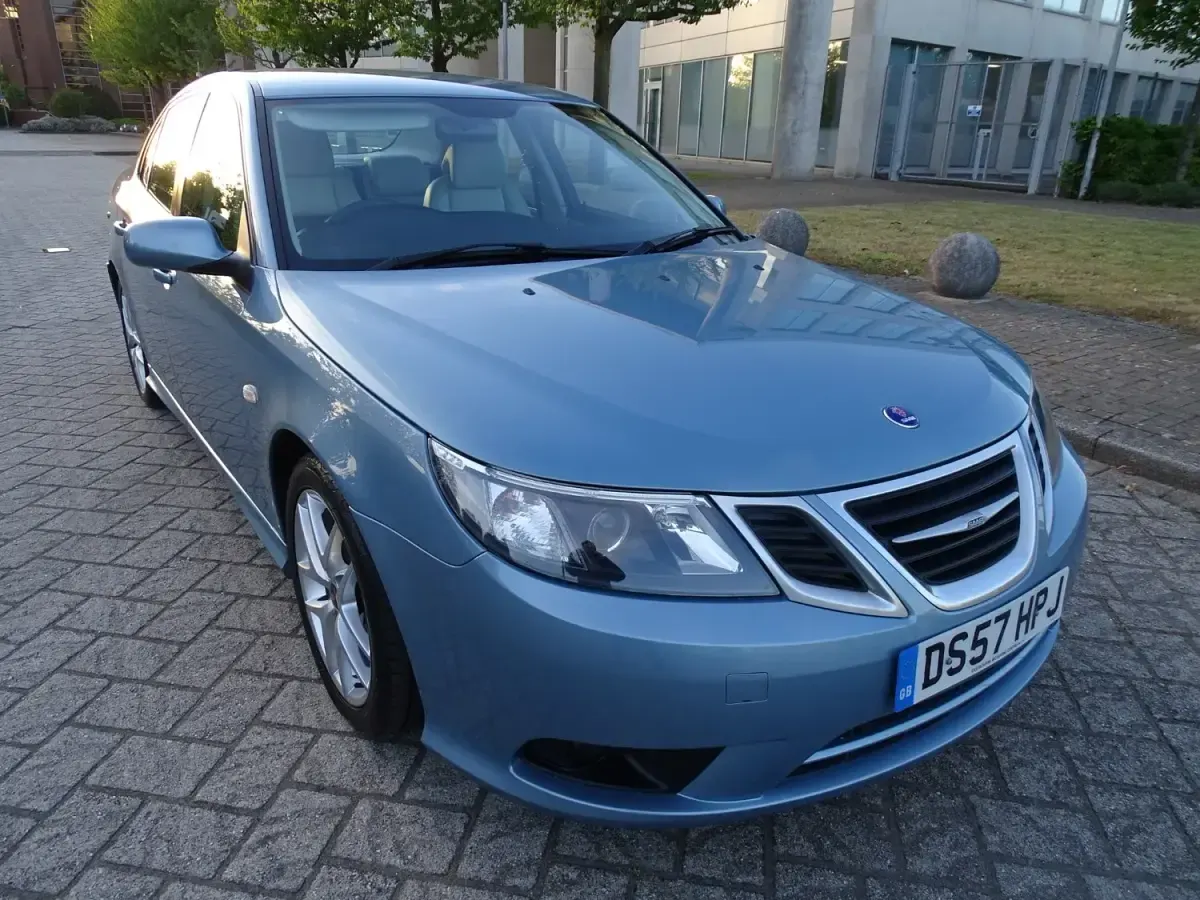 Begagnad Saab 9-3 Vector 2007 Blå Sedan
