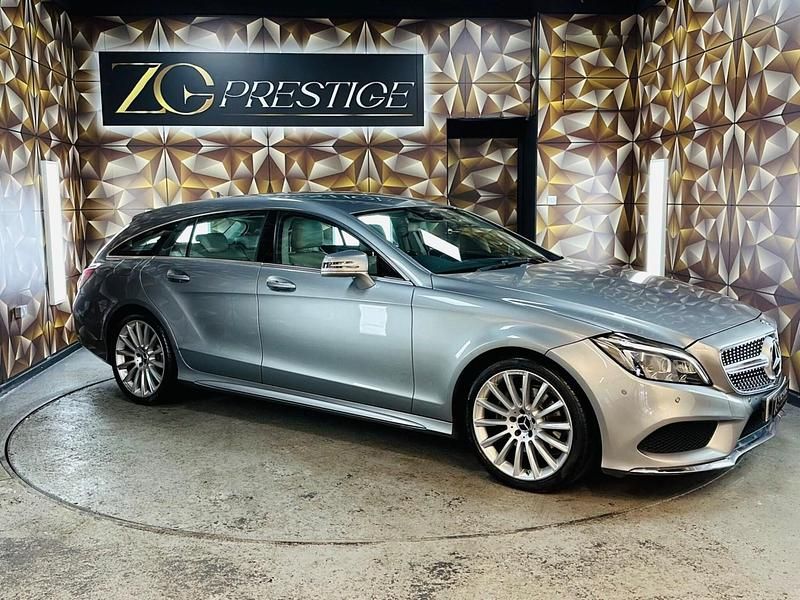 Silver Used 2015 Mercedes CLS220 Shooting Brake AMG line Estate | £13,495 - Image 1/3