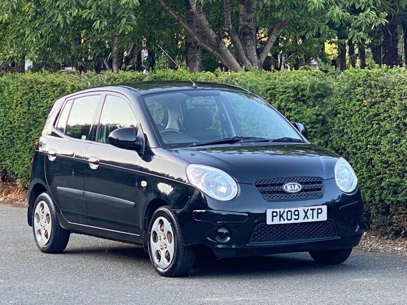 Black Used 2009 Kia Picanto Hatchback | £1,000 (Good price) - Image 1/4