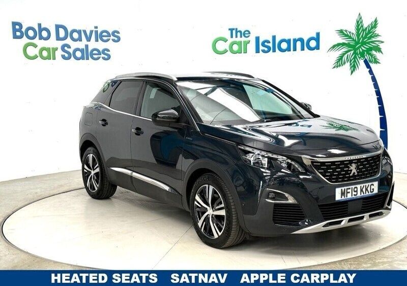 Grey Used 2019 Peugeot 3008 GT-line SUV | £11,200 (Fair price) - Image 1/4