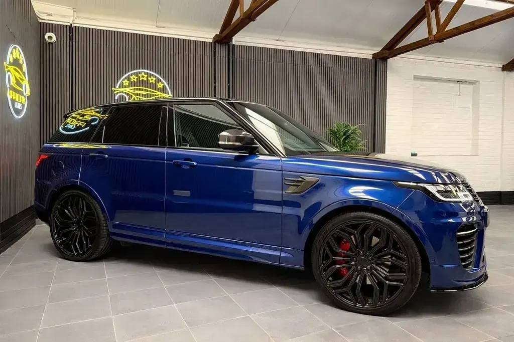 Used Land Rover Range Rover Sport SVR 575 HP (422 kW) 2019 Blue SUV